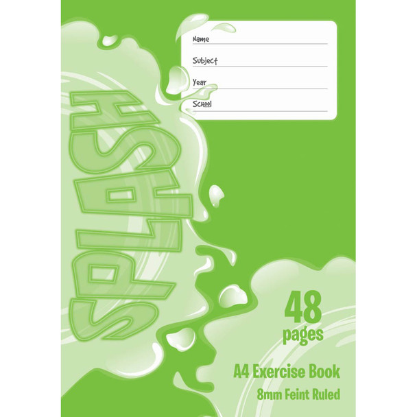 Splash A4 Exercise Book