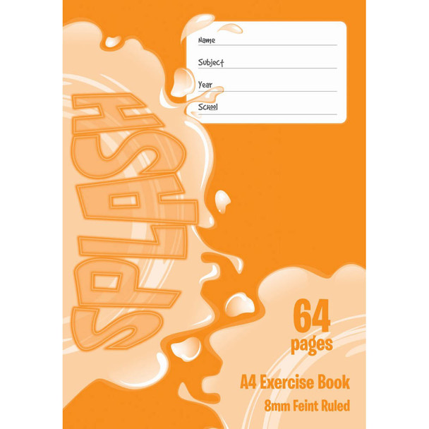 Splash A4 Exercise Book 64pg