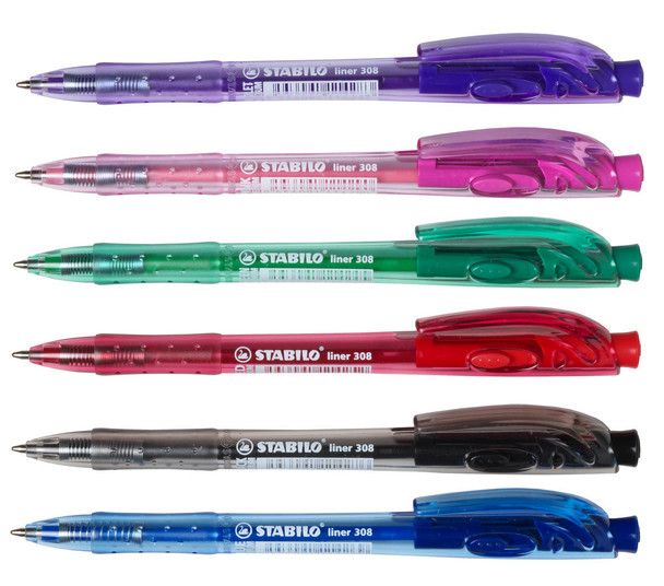 Stabilo 308 Medium Retractable Ballpoint Pen