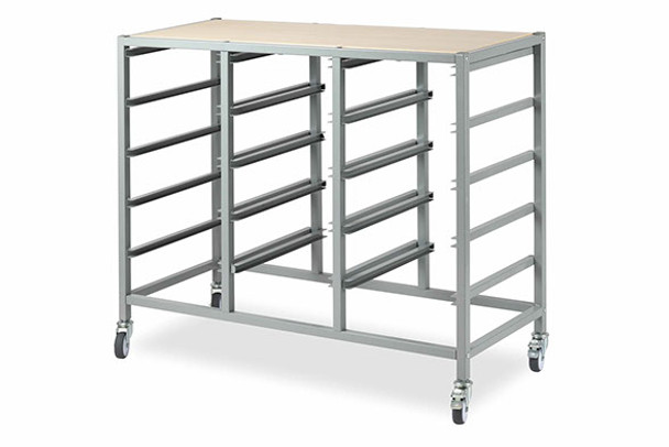 Mobile Storage Trolley Frame 15 Bay