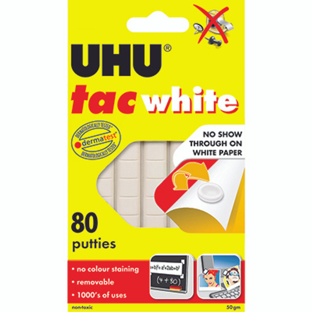UHU White tac 50gm 80's