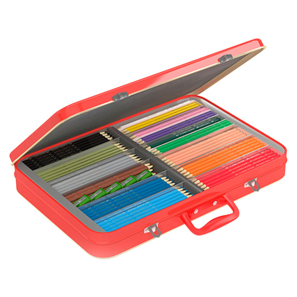 Faber-Castell Classic Colour Pencils Assorted Briefcase-Style Tin of 300