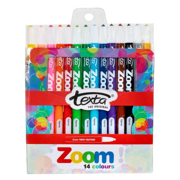 Texta Zoom Crayons Gold And Silver