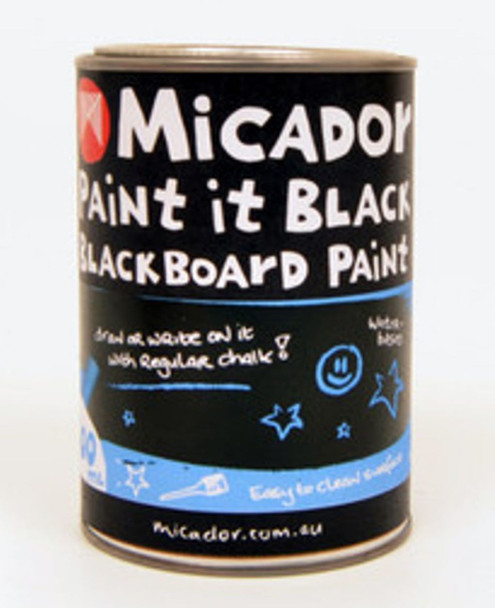 Paint it Black' Blackboard Paint, Tin 500ml