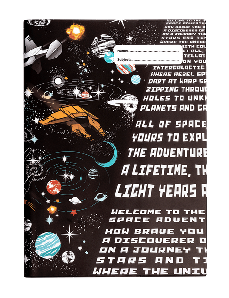 Spencil Scrapbook Covers Space Adventure