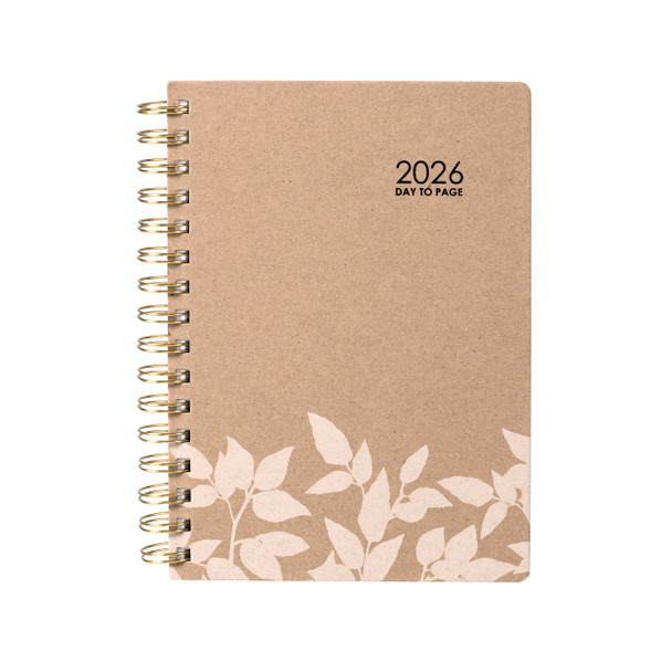 Cumberland Ecowise Diary 2026 A5 Day To Page Kraft