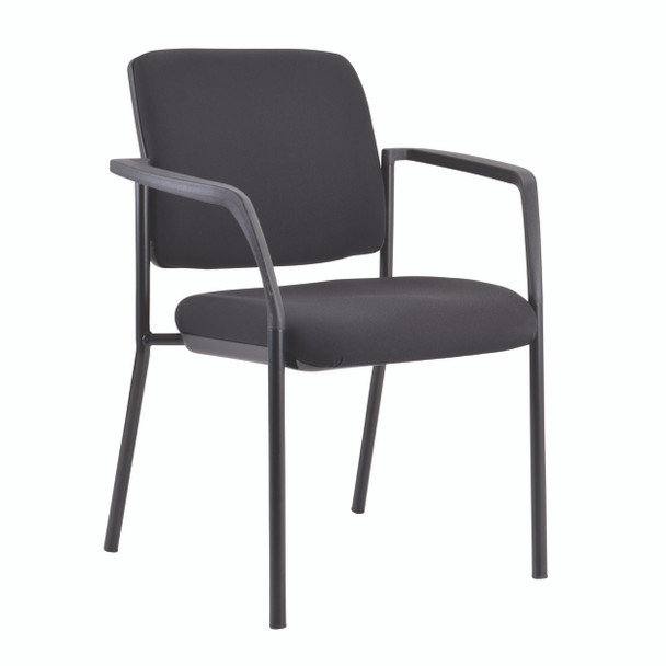 Buro Lindis Visitors Chair 4 Leg Black Frame With Arms Buro Lindis Visitors Chair 4 Leg Black Frame With Arms