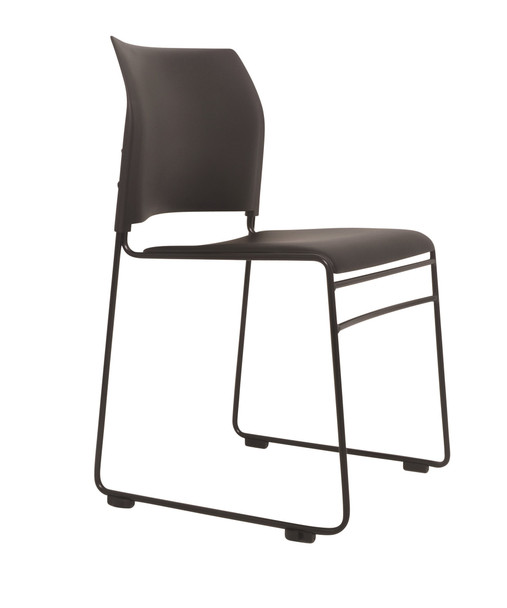 Buro Maxim Hospitality Chair Sled Base Black Frame
