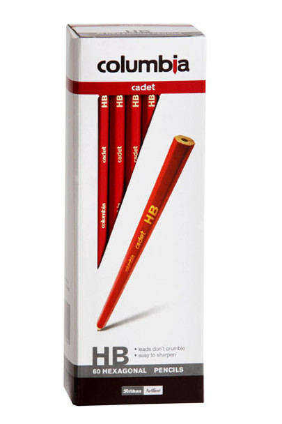 Columbia Cadet Lead Pencil Hexagonal HB Box 60