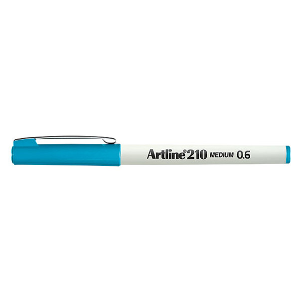 Artline 210 Fineliner Pen 0.6mm Sky Blue