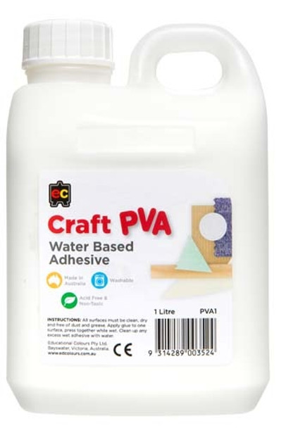 Educational Colours Craft PVA Glue 1ltr