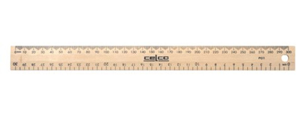 Copy of Celco Wooden Ruler Polished 30cm