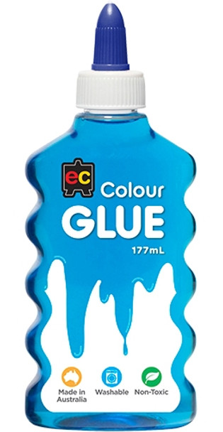 Educational Colours Coloured Glue 177ml - Blue