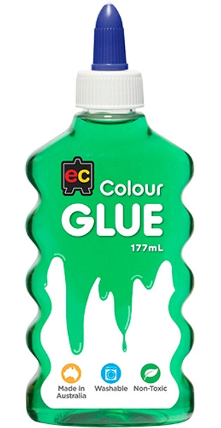 Educational Colours Coloured Glue 177ml - Green