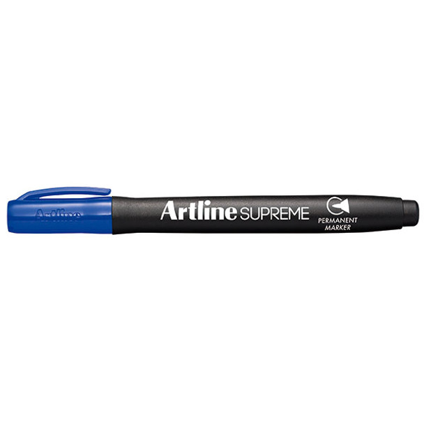 Artline 107103 Supreme Permanent Marker Blue Box 12