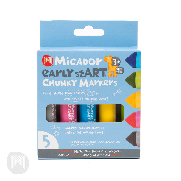 Micador Early Start Chunky Markers Pack 5