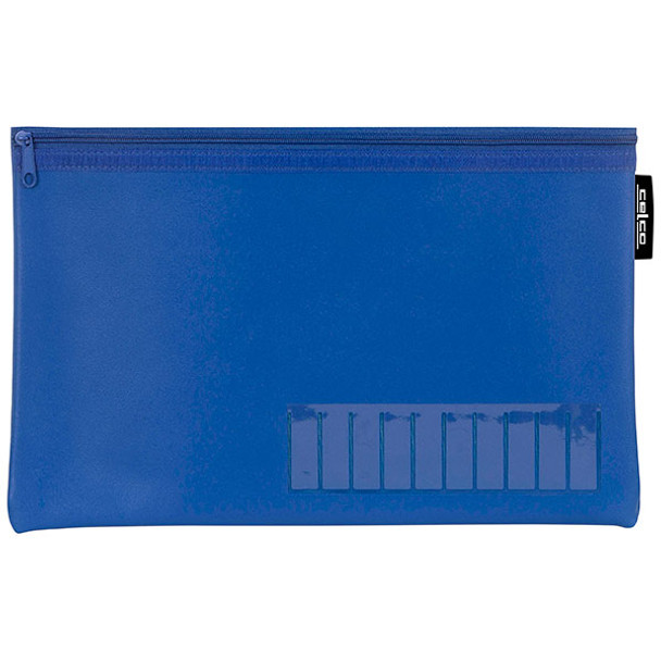 Celco Pencil Case Name Blue Small 1 Zip 225mmx140mm