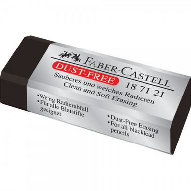 FABER-CASTELL Gomma da canc. DUST-FREE 187121 nero - Ecomedia AG