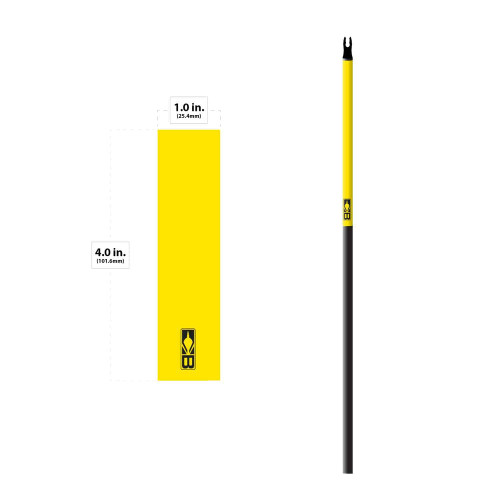 Bohning Wrap 4" Yellow