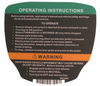 Decal (Operating inst) Club Car E 2012-up Precedent, 8535