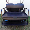 E-Z-Go TXT RHOX Rhino Aluminum Seat Kit, Black, SEAT-415BLK