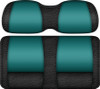 DoubleTake Veranda Black-Teal Front Seat Cushion, SEAT-DT1112-BTL-CS