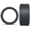 Set of (4) 15" Flow Form Evolution Matte Black Wheels w/ Fusion GTR Street Tires, A19-418