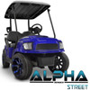 MadJax Club Car Precedent Golf Cart Alpha Street Front Cowl Kit Blue (2004-Up), 05-027CS