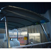 120" RedDot Topsail Bimini Style Canvas Black Golf Cart Roof / Tubular Sun Top, 26-169
