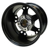 Machined Gloss Black 12x7 ET-25 Golf Cart Wheel, TIR-RX399