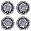 8" Vegas Chrome RHOX Wheel Cover (Set of 4), CAP-0047-4