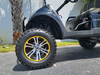 AlloyGator Compact Yellow Golf Cart Wheel Protector (Set of 4)