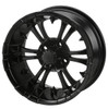 Revenge 15x7 Warlock Matte Black Golf Cart Wheel 3:4 Offset, ISL-22151