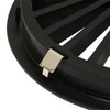 8" Turbine Black/Silver Golf Cart Wheel Cover, CAP-0002