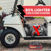 Revenge Golf Cart Parts & Accessories 15AMP EZGO RXV & TXT Smart Battery Charger for 48 Volt Golf Cart, CHGR-105