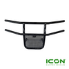 Black Steel Brush Guard for ICON i20, i40, i60, i80 Non-Lifted Golf Cart Models, BRG-702-IC-BK, 2.08.001.000080