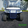 Dark Blue Steel Brush Guard for ICON i20, i40, i60, i80 Non-Lifted Golf Cart Models, BRG-702-IC-DB, 2.08.001.000074
