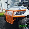 Orange Steel Brush Guard for ICON i20, i40, i60, i80 Non-Lifted Golf Cart Models, BRG-702-IC-OG, 2.08.001.000071