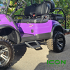 Heavy Duty Steel Side Step Nerf Bars for i40L, i40FL or i60L ICON Golf Cart Years 2022-2025 (Lifted) (Does Not Fit EPIC), NB-703-IC, 2.08.005.000012