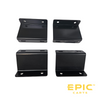 Heavy Duty Steel Side Step Nerf Bars for 4 E40, E40L Epic Golf Cart (Does Not Fit ICON), NB-EP903