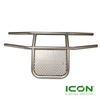 Champagne Steel Brush Guard for ICON i20, i40, i60, i80 Non-Lifted Golf Cart Models, BRG-702-IC-CHAM, 2.08.001.000078