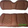 ICON Chestnut Comfort Custom Seat Cool Touch Base with Stretch Hex Pattern and Black Stitching, STC-CHTHEXBLK-IC-COMF
