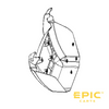 Front Bumper for EPIC E40FX Golf Carts