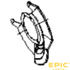 Disc Brake Dust Cover for EPIC E40FX Golf Carts