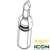 Sand Bottle for EPIC E20, E20FX, E40FX and ICON i20X Golf Carts (GP-ICFX803)