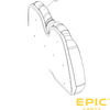 Flip Seat Backrest for EPIC E60FX Golf Carts