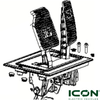 Brake System Assembly for ICON i60LX Golf Carts, BRAK-617-IX, 2103025009