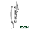 Electric Motor Brake for ICON i20X, i40X, i60X Golf Carts, BRAK-614-IX, 2103023384