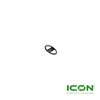 Steering Wheel Logo for C-SERIES, ICON HD, ICON GAS, and ICON Golf Carts, ACS-715-IC, 4.04.002.000350, 4.01.005.030024