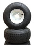 RHOX 8" Golf DOT Mounted on White 8x7 Steel Standard Tire and Wheel Combo, TIR-310A